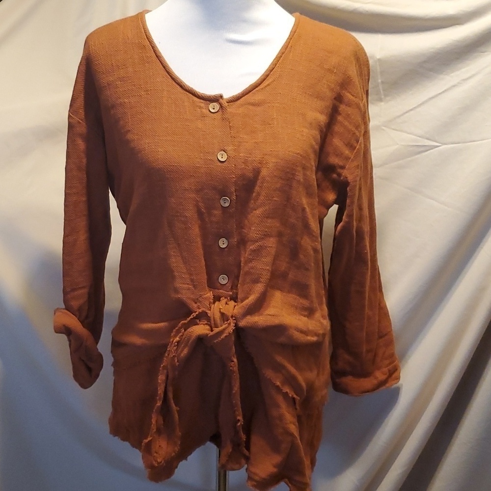 Free People Cotton Short Romper SZ XS